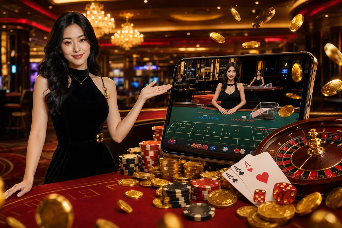 f61555 Live Casino Baccarat Roulette